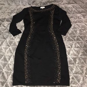 Black with gold design